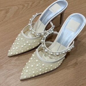 Dolce Vita Cream Pearl Heels